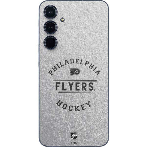 NHL Philadelphia Flyers Black Text Galaxy A55 5G Skin
